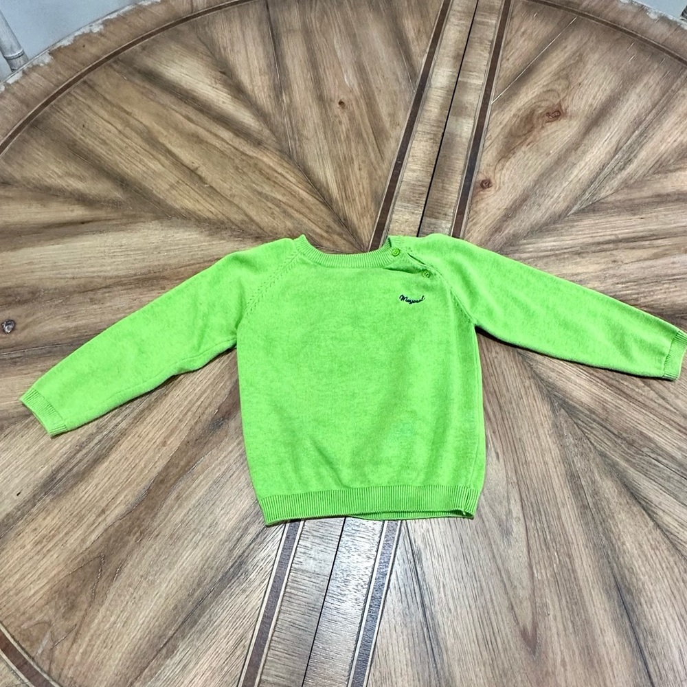 GUC Green Mayoral Basic Collection Sweater — Baby Boys Size 24 months